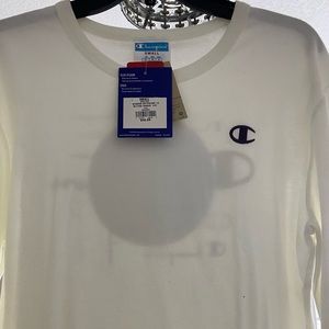 White long sleeve champion shirt